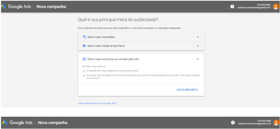 meta de publicidade