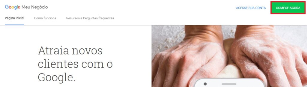 Portal Google Meu Negócio
