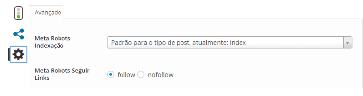 Captura de tela indexação Yoast SEO