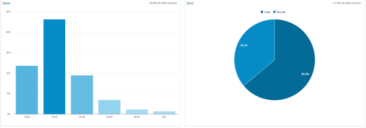 Informações demográficas no Google Analytics