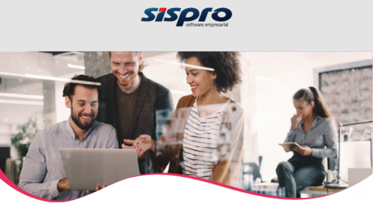 Modelo de topo de e-mail da Sispro, cliente da Conexorama