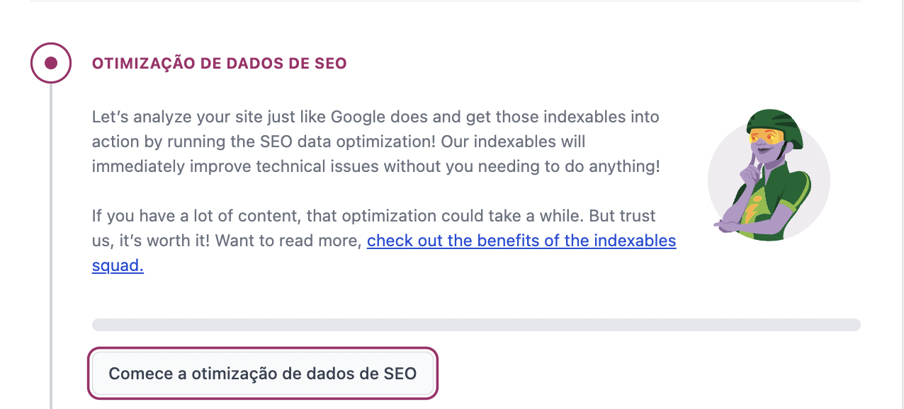 Captura de tela Otimização Yoast SEO